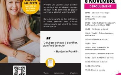 Retraite de Planification stratégique des réseaux sociaux
